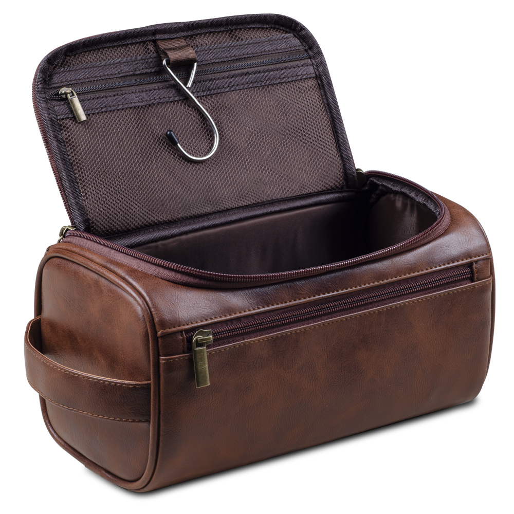 Luxury Skincare Containers - Mannen PU Vintage Luxe Toilettas Reizen