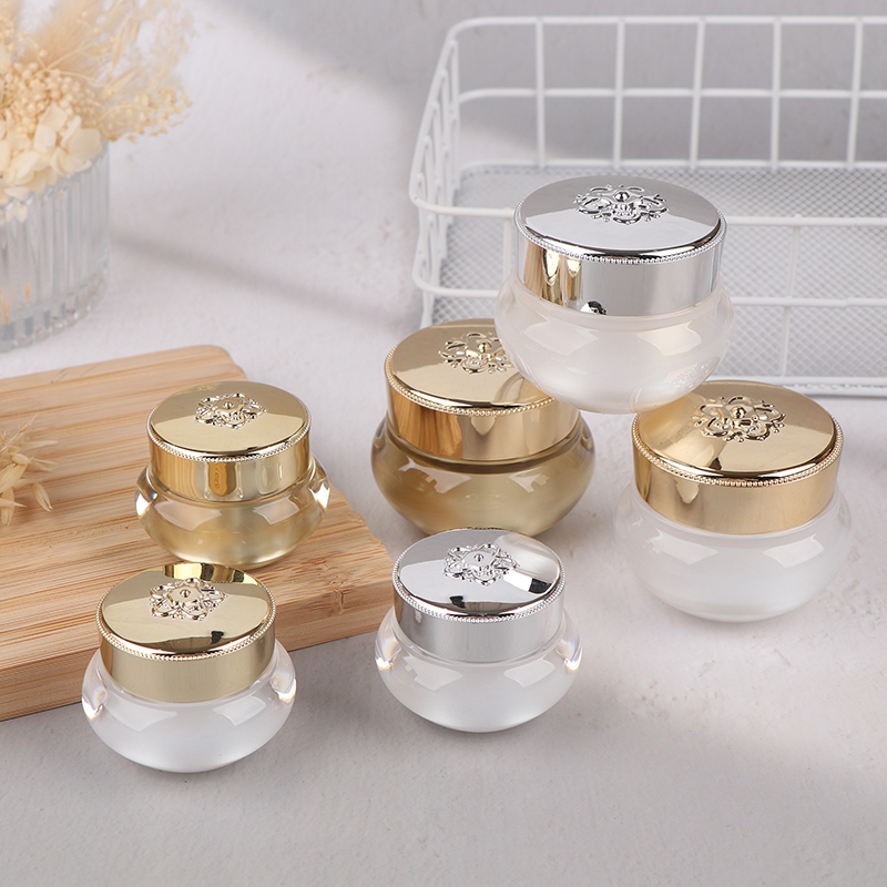 Luxury Skincare Containers - Acryl lege reiscrèmepotten 5/10/20g hervulbare flessen