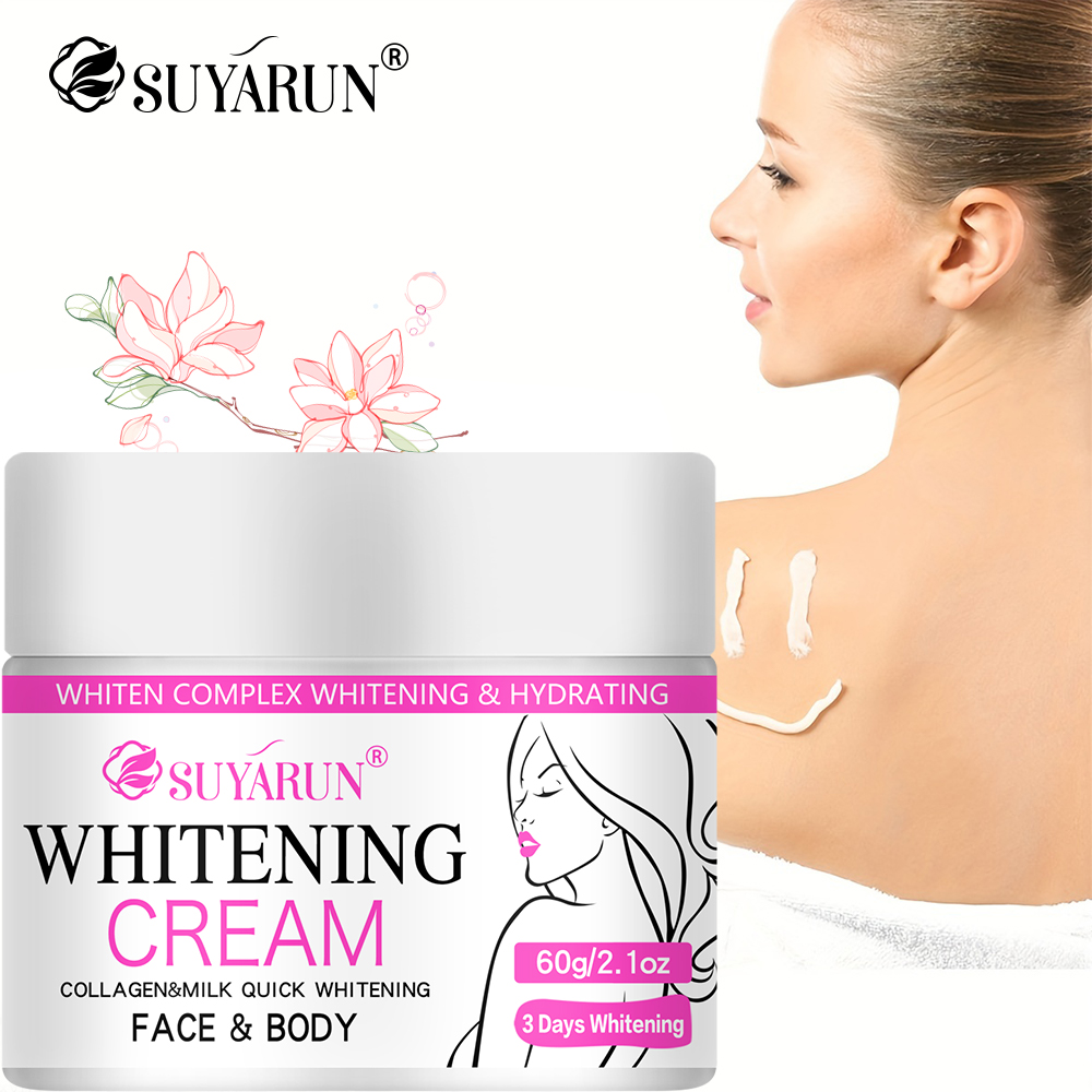 Luxury Skincare Gift Set - SUYARUN Kerstcadeau Verhelderende Crème-Whitening Moisturizer voor