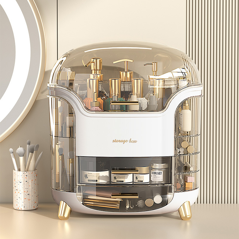 Luxury Skincare Mask - Luxe Cosmetica Opbergdoos Glas Huidverzorging Lippenstift