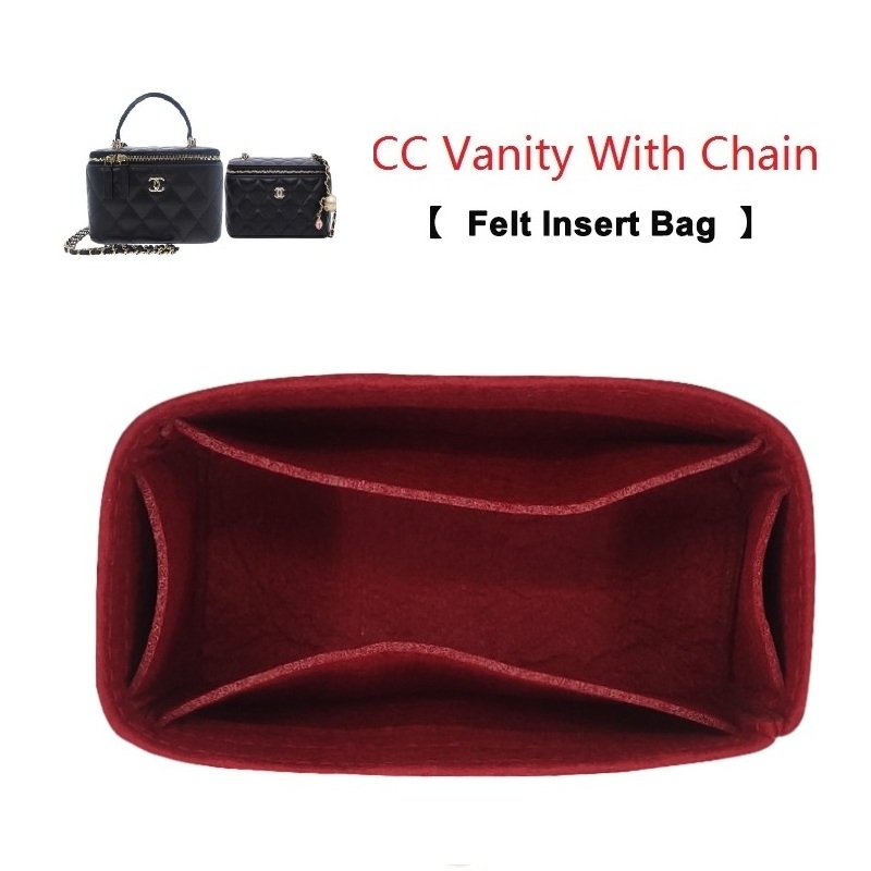 Luxury Skincare Containers - Vilten inzettasorganisator voor CC VANITY met
