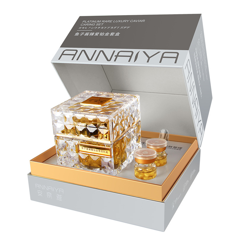 Luxury Skincare In Korea - Platina Zeldzame Luxe Kaviaar Verzorgende Set
