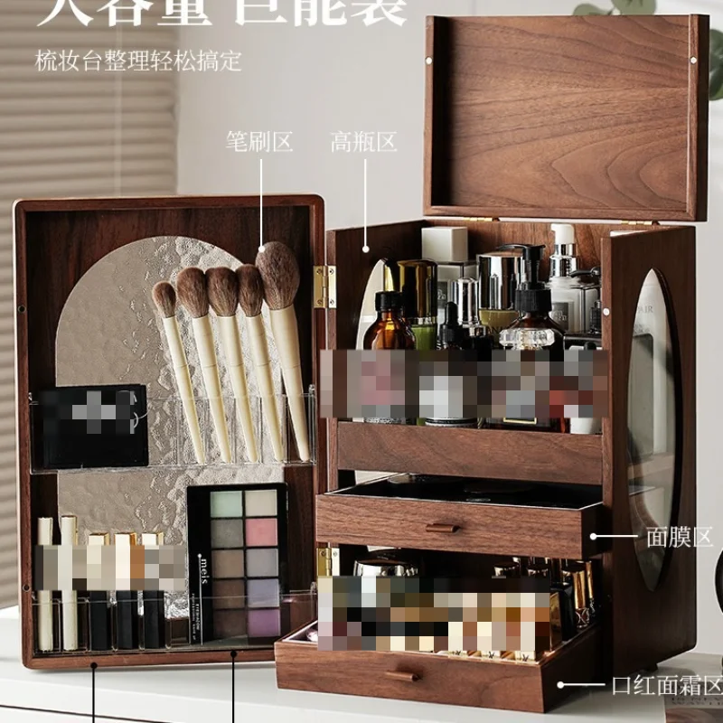 Cosmetica opbergdoos Houten bu - Luxury High End Skincare recensie en prijs