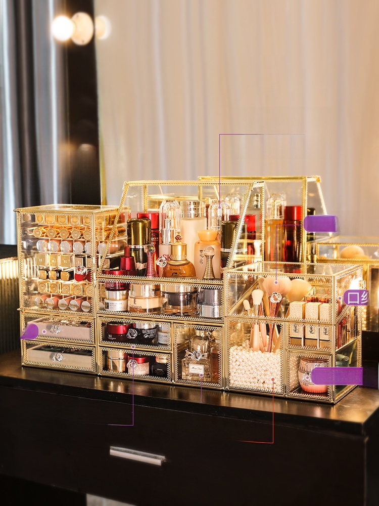 Luxe glazen opbergdoos voor co - Luxury Skincare Mask recensie en prijs