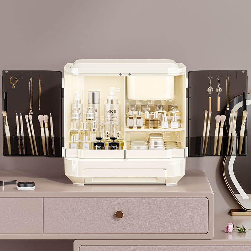 Cosmetica-opbergdoos met spieg - Luxury High End Skincare recensie en prijs