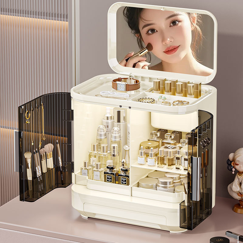Cosmetica-opbergdoos met spieg - Luxury High End Skincare recensie en prijs