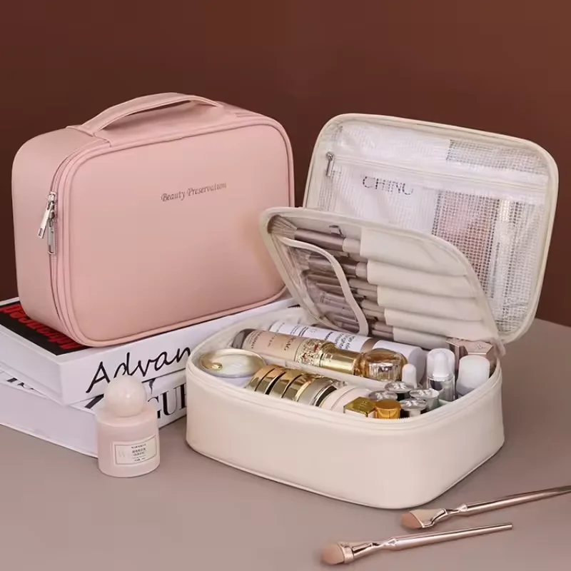 Dubbellaagse cosmetische tas v - Luxury Skincare Organizer recensie en prijs