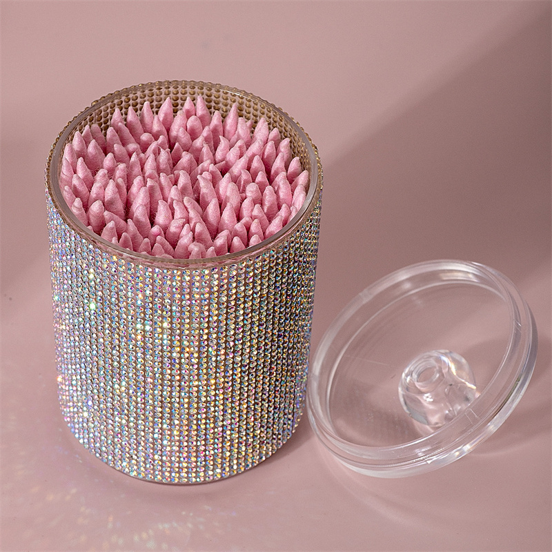Luxe diamanten wattenstaafjes  - Luxury Skincare Containers recensie en prijs