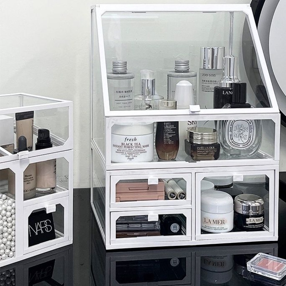Glazen Cosmetica Opbergdoos Lu - Luxury High End Skincare recensie en prijs